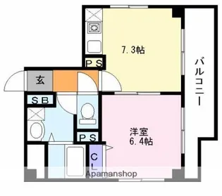 グランメゾンイダ【3階】の間取り