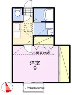 フォレストセブン【204号室】の間取り