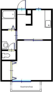 ハイツセイリュウ【2階】の間取り