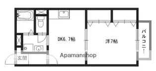 エメロード赤穂【202号室】の間取り