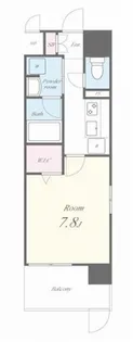 クロスフロント十二所線【7階】の間取り