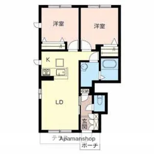 シャーメゾン青山北【1階】の間取り