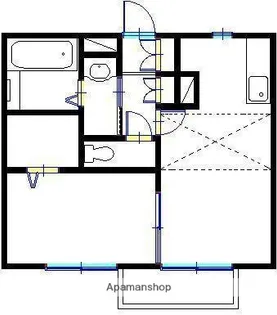アーバンプラザ Ⅰ【206号室】の間取り