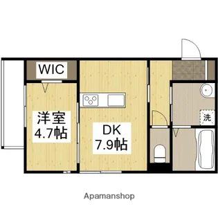 コンフォート黒崎【2階】の間取り