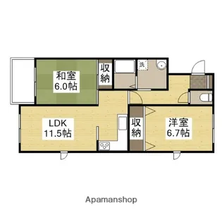 ビューハーモニー【4階】の間取り