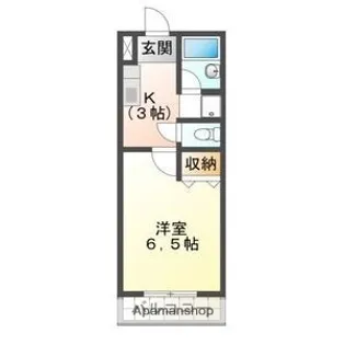 ウエストヒルズ【2階】の間取り