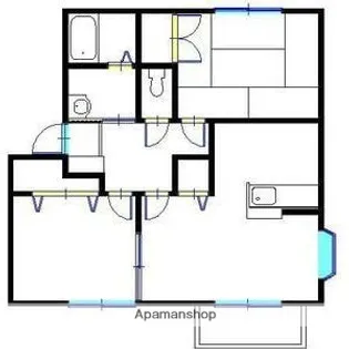 ソレイユ(神岡町)【105号室】の間取り