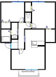 ソレイユ(神岡町)【1階】の間取り