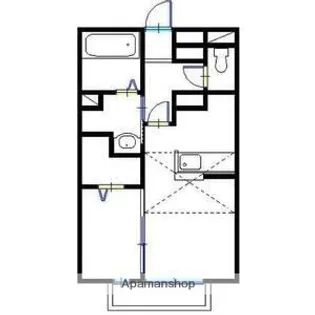 アーバンプラザ Ⅱ【105号室】の間取り