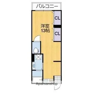 FELICE手柄【3-1号室】の間取り