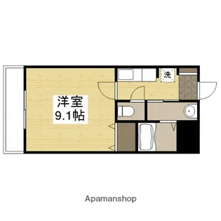 トラントメゾン【208号室】の間取り