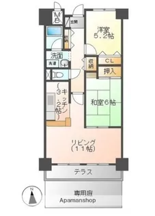 ライオンズマンション姫路東今宿【103号室】の間取り