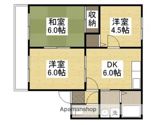 エスポワール B【203号室】の間取り