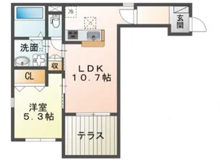 へーベルメゾン・フォレスタ南条【301号室】の間取り