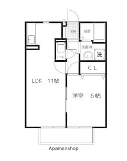 プチシャンテ【205号室】の間取り
