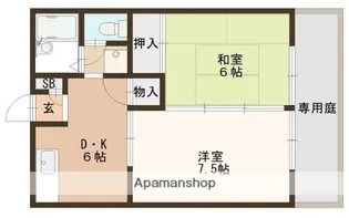 プチメゾン梅原【2階】の間取り