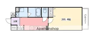 インタービレッジ船丘(増築分)【4階】の間取り