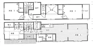 兵庫県姫路市橋之町【一戸建】の間取り