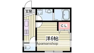 リープラス姫路天満【1階】の間取り