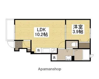 カプラン花田Ⅰ【105号室】の間取り
