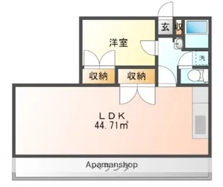 ウィズ【1階】の間取り