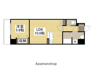 MISTRAL姫路駅前Ⅷ安田【802号室】の間取り