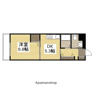 セルジュYS姫路【601号室】の間取り