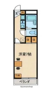 アーバンフラッツK【5階】の間取り