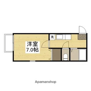 エトランスAISE【201号室】の間取り