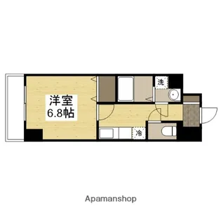 MISTRAL姫路駅前Ⅳ【203号室】の間取り