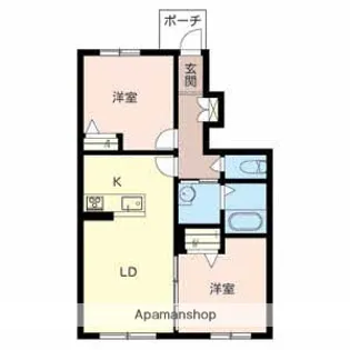 GREEN CITY Ⅲ【1階】の間取り