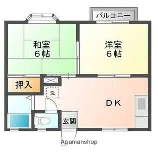 マノワールB【2階】の間取り