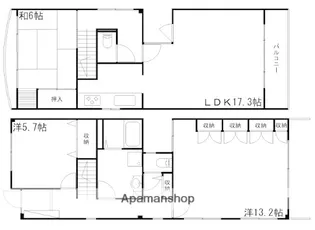 兵庫県姫路市豊沢町【一戸建】の間取り