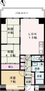 アルコ・ラ・カーサ佃町II(OR)【2階】の間取り