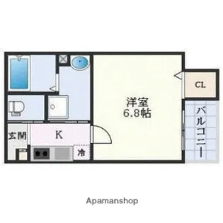 ALEGRIA飾磨【2階】の間取り