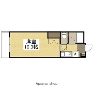 ホワイトシャトー小林【2E号室】の間取り