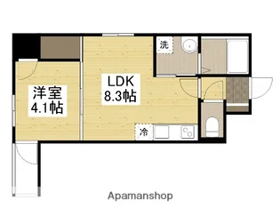 URBAN SEA【202号室】の間取り