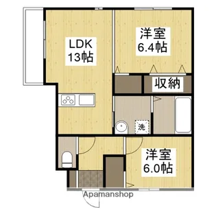 ドルミⅡ【101号室】の間取り