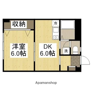 ファーストイン夢前川駅前【501号室】の間取り