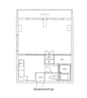 コーポ武本【308号室】の間取り