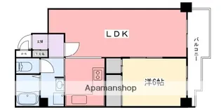 インタービレッジ赤穂【602号室】の間取り