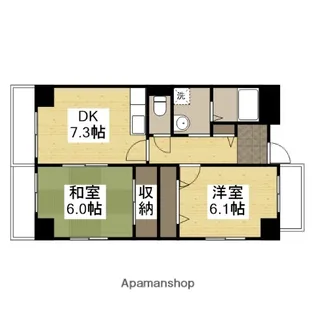 泉マンション【905号室】の間取り