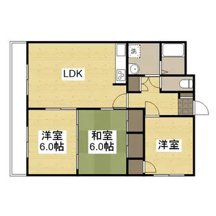 サンシャイン山下【B203号室】の間取り