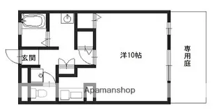 メゾンボヌール【103号室】の間取り