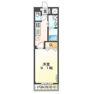 コンフォート【1階】の間取り