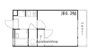 MISTRAL下手野【202号室】の間取り
