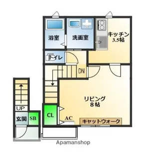 アイリスパレス【2階】の間取り