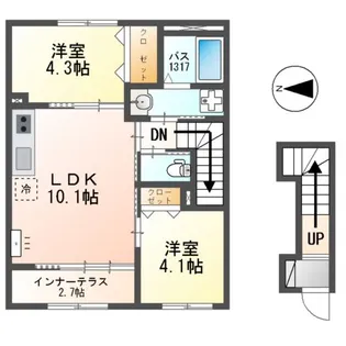 ブリランテ【2階】の間取り