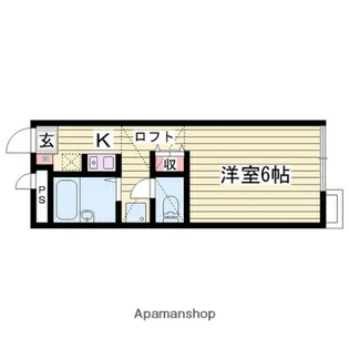 レグルス【107号室】の間取り