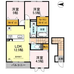 アネシス御立【2階】の間取り
